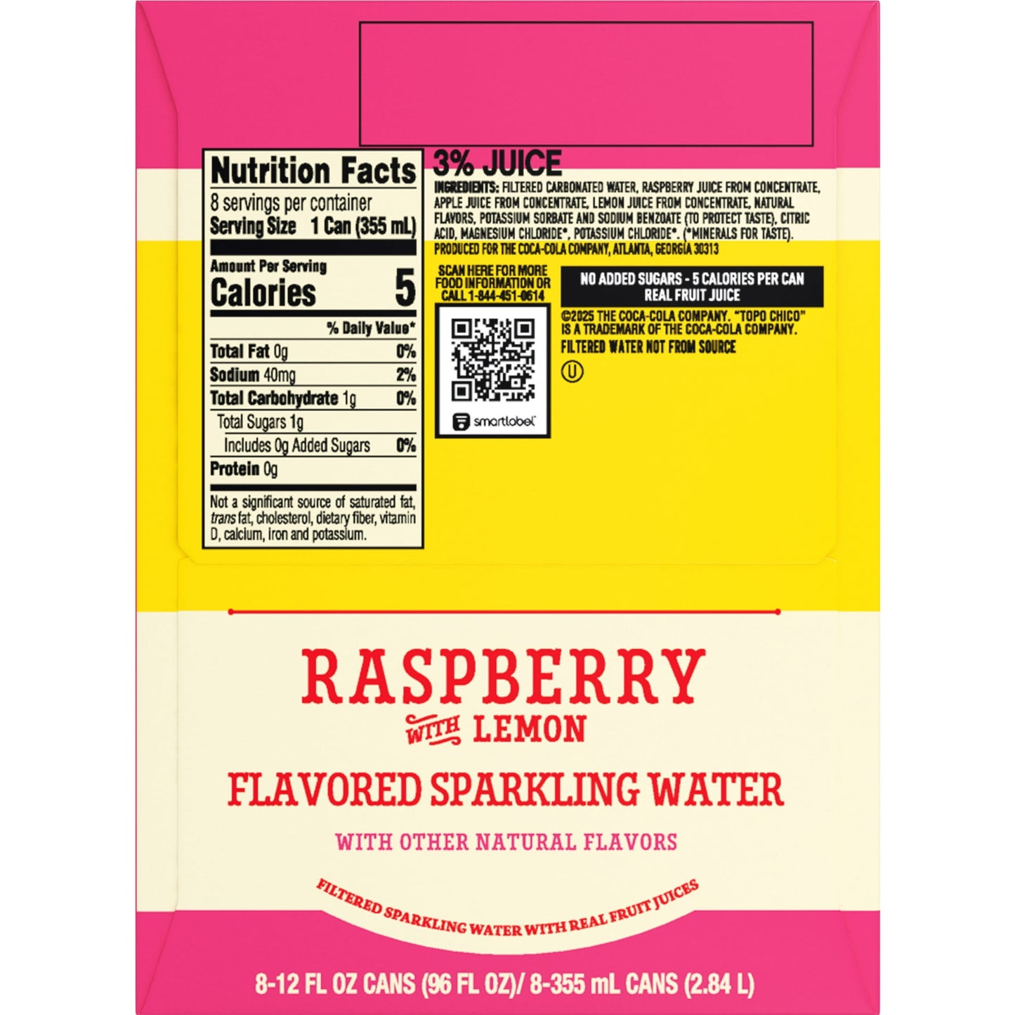 8 Pack Topo Chico Raspberry With Lemon Flavor Cans (12 Oz) Soda Pop Topo Chico, Latest Products, trending