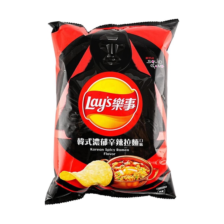 Lays Korean Spicy Ramen Falvor Chips, 60g Snacks/Chips Lays, Latest, trending products