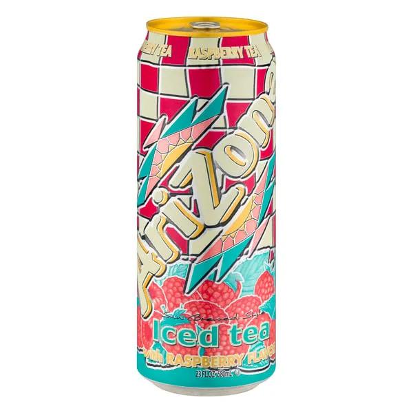 Arizona 24 Pack Iced Tea with Raspberry Flavor Drink Soda Pop (not for Sale) Arizona, 24 Pack, Cases