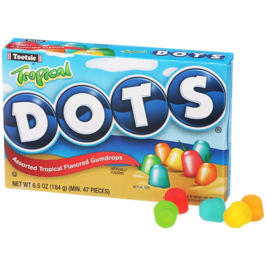 12 PACK Dots Tropical Gumdrops Candy (6.5Oz) Candy Dots, Latest Products, Trending