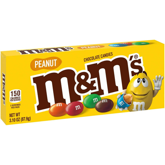 12 Pack M&M Peanut Chocolate Candy - (3.1Oz) Chocolate M&M , Latest Products, Trending