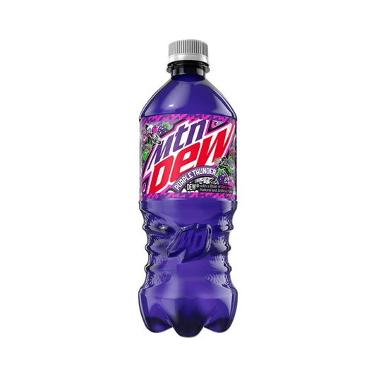 12 Pack Mtn Dew Purple Thunder (591ml) Soda Pop (not for sale) Mtn Dew, TSAED