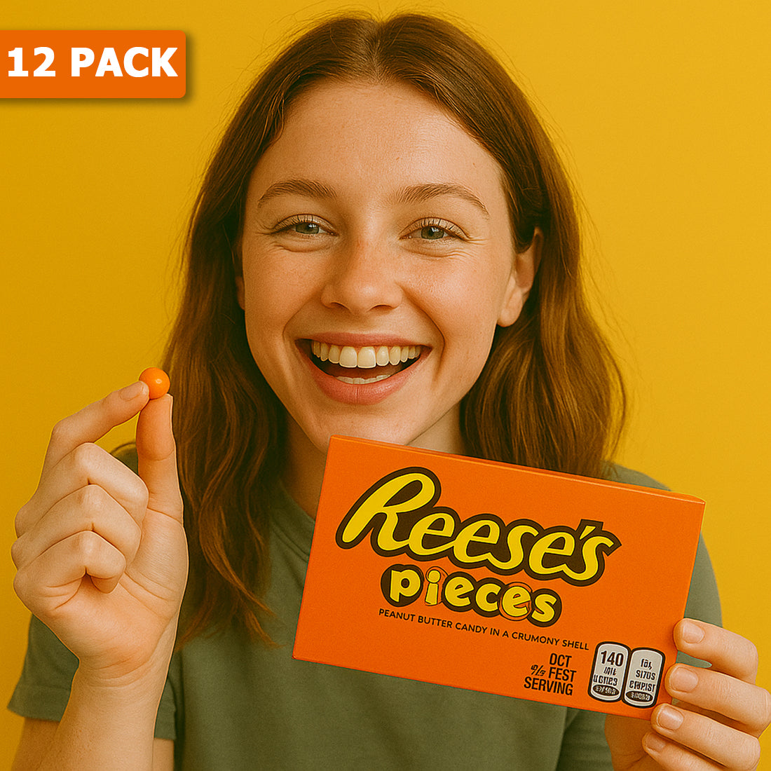 12 Pack Reese’s Pieces Candy - (4Oz) Candy Reese’s , Latest Products, Trending