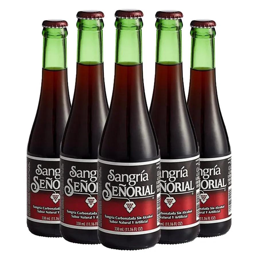 12 Pack Sangria Senorial Mexico Soda Pop (not for Sale) Sangria