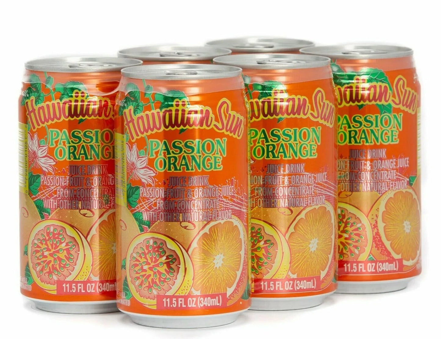 12 Pack Hawaiian Sun Passion Orange Soda Pop (not for Sale) Hawaiian Sun, TSAED, cases