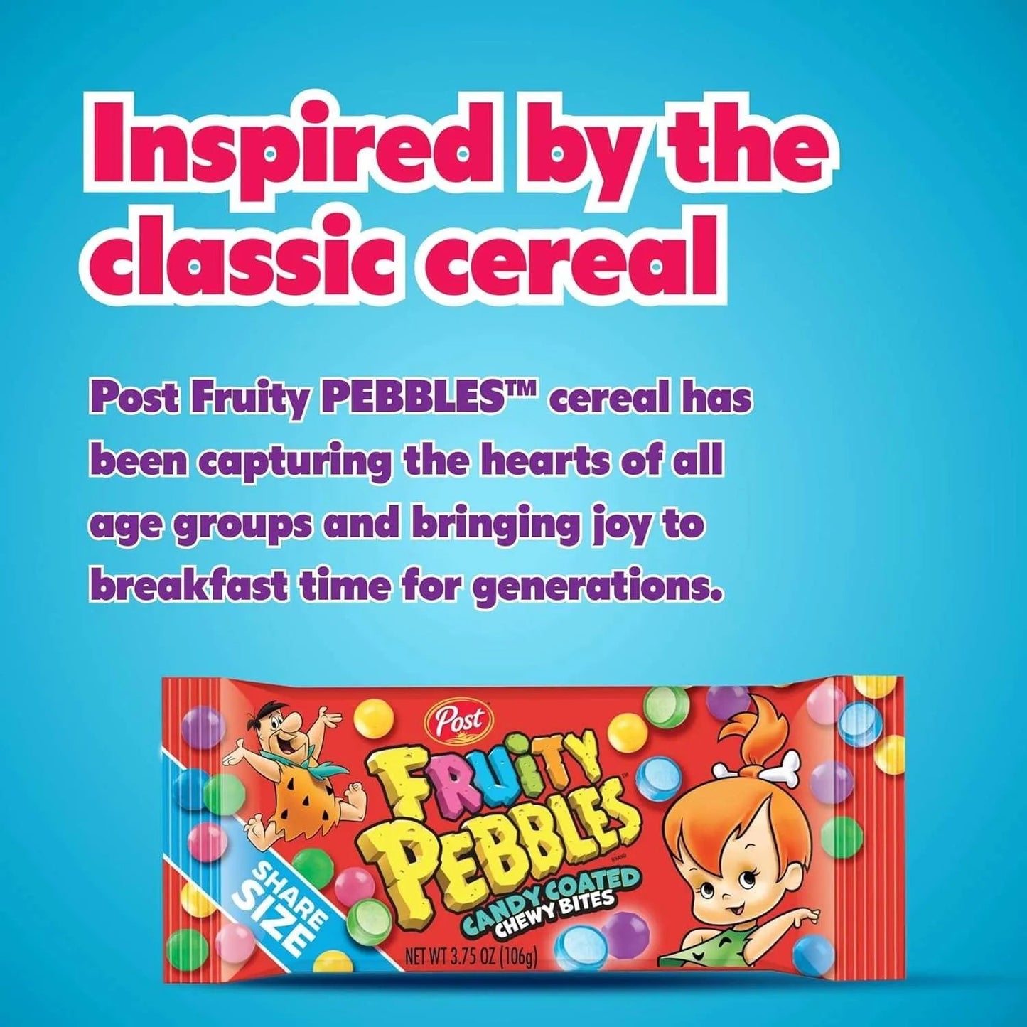 Fruity Pebble King Size (106g) Candy Fruity Pebble, Trending, trending products