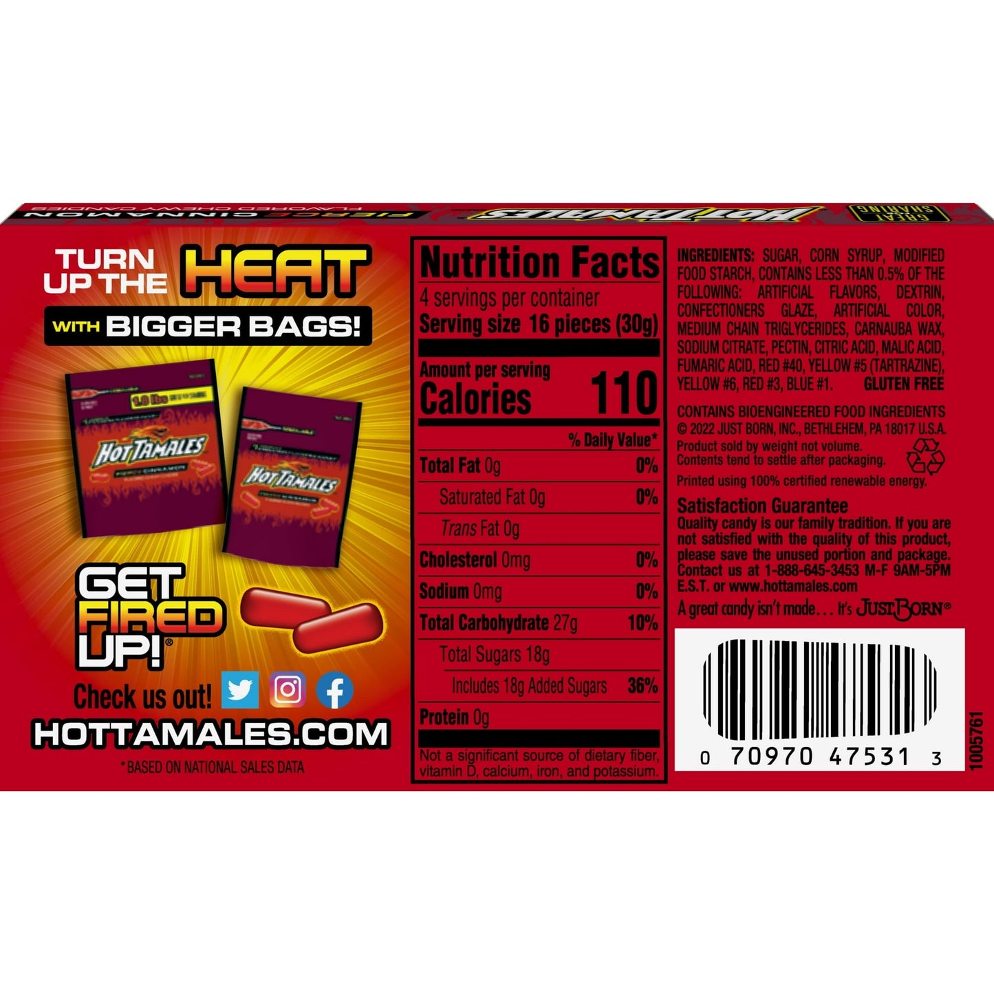 Hot Tamales Candies - (5Oz) Candy Hot Tamales , Latest Products, Trending