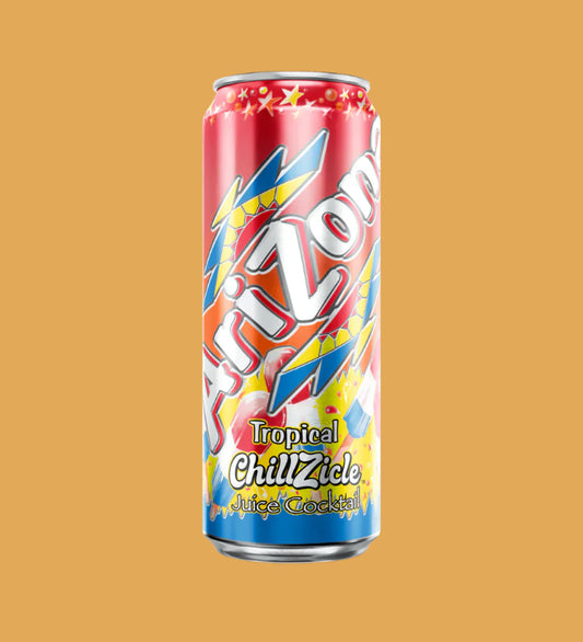24 Pack Arizona Tropical Chillzicle Cans Soda Pop Arizona, 24 Pack, Cases