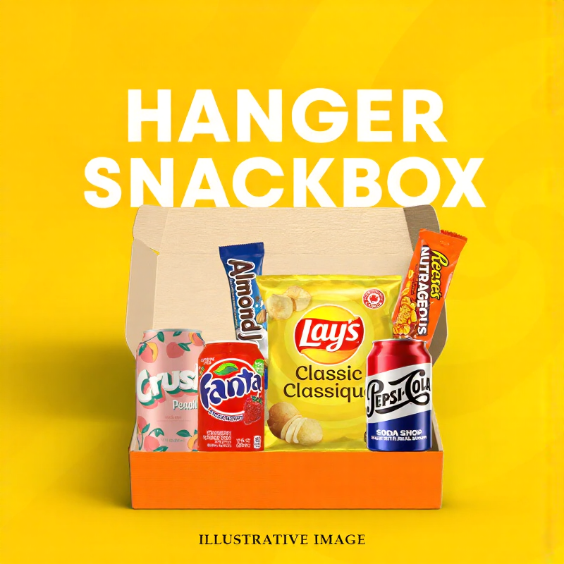Hanger Snackbox (9+ Snacks Inside) Snackbox Snack Attack