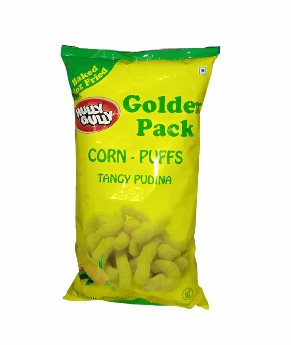 Hully Gully Golden Pack Tangy Pudina Indian Candy, Snacks/Indian Chips Hully Gully, TSARC, TSAISC, TSAIS&C, TSAIS