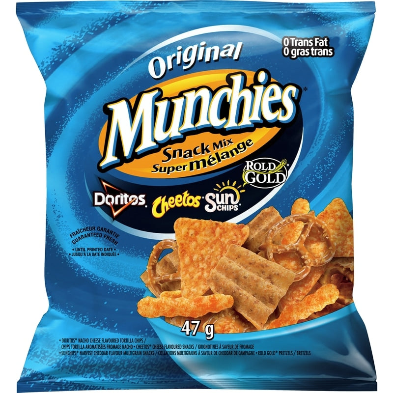 40 Pack Munchies Snack Mix Vending Chips 47g Each Snacks/Chips Munchies ,Trending Products