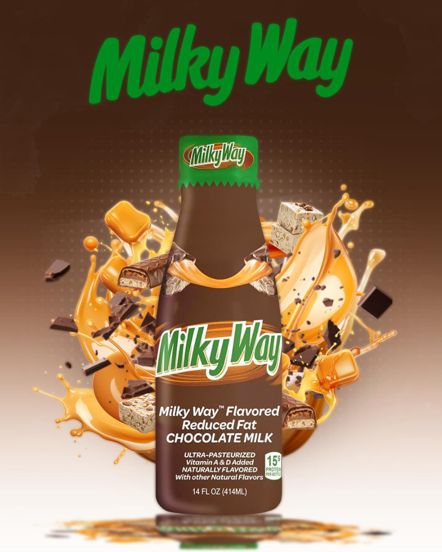12 Pack MilkyWay Chocolate Milk Drink, 414ml Drink Mixes Milkyway, Trending, Latest Products