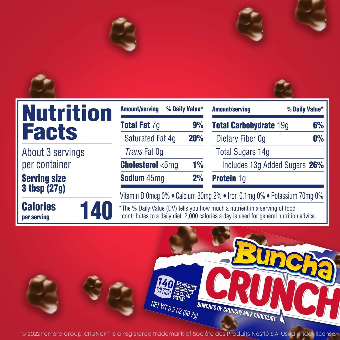 Buncha Crunch Chocolate Bar (3.2Oz) Chocolate Buncha Crunch, Latest Products