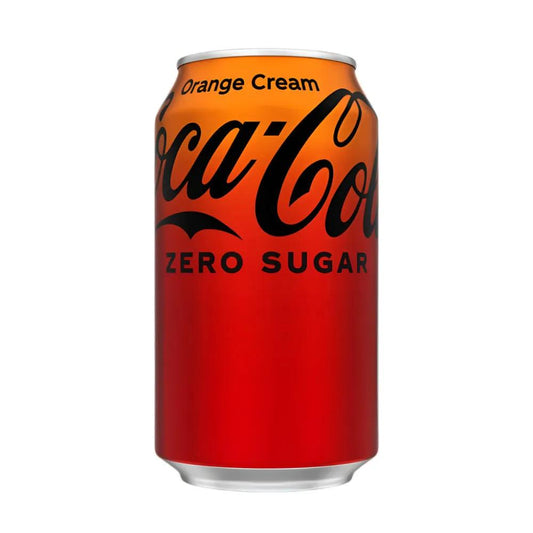 6 Pack Coca Cola Orange Cream Zero Sugar Soda Pop (not for sale) Coca Cola, Cases, 6 Pack