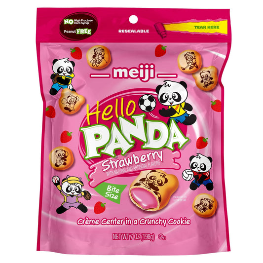 6 Pack Meiji Hello Panda Strawberry (7oz) Cookies Meiji Hello Panda, Latest Products, trending