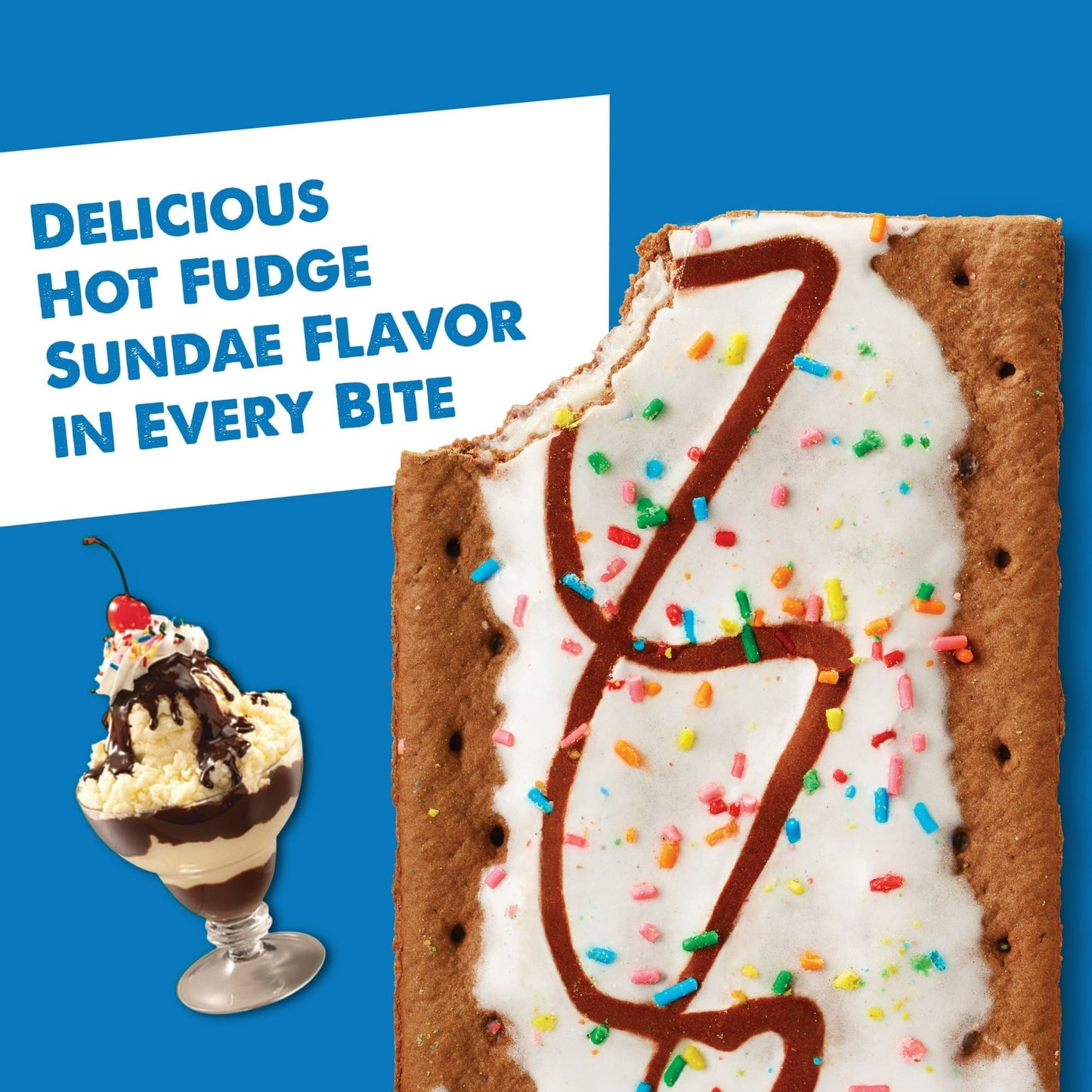 6 Pack Pop Tarts Hot Fudge Sundae Flavor 2 Pastries (3.3 Oz) Snacks Pop Tarts, Latest, trending
