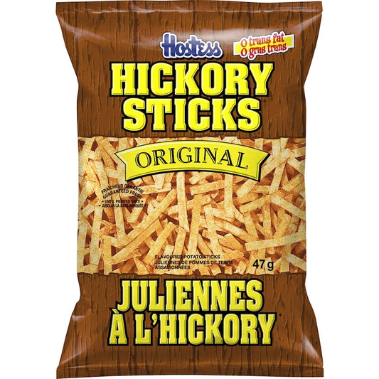 60 Pack Hostess Hickory Sticks Vending Chips 47g Each Snacks/Chips Hostess ,Trending Products