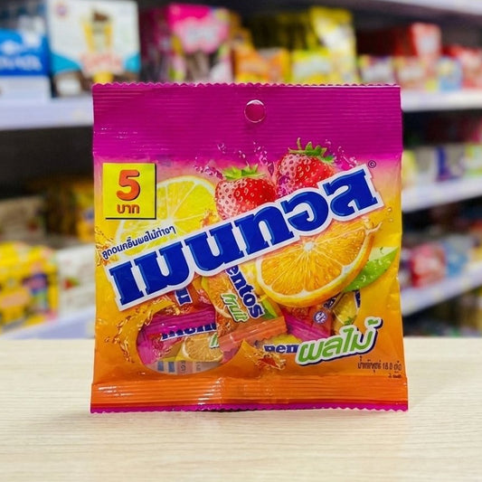 Mentos Fruit Chewy Mints Thailand Candy Mentos, trending products, asian