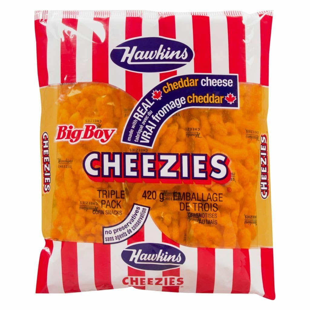 Hawkins Real Cheddar Cheese Cheezies, 420g Snacks/Chips Hawkins, Latest, tredning products