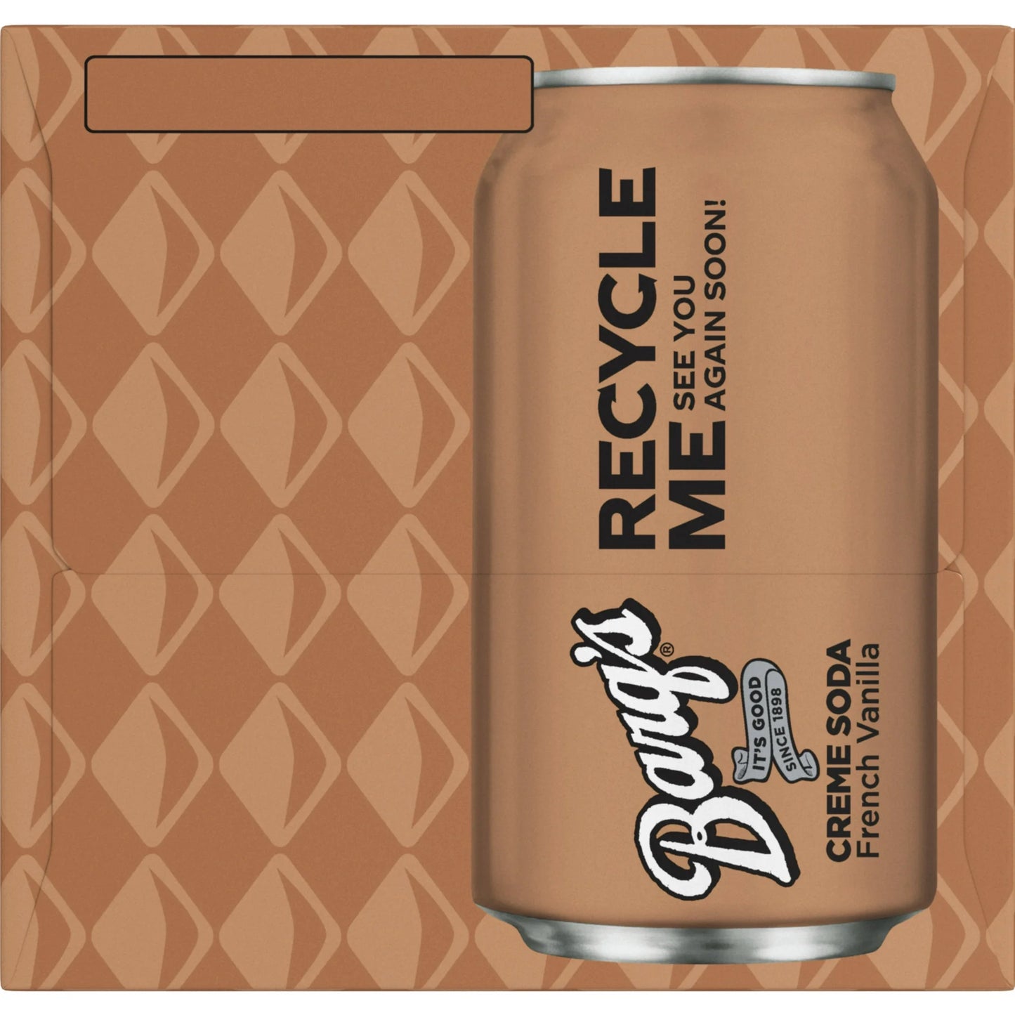 12 Pack Barq's French Vanilla Cream Soda Soda Pop Barqs, TSAED, cases, 12 Pack, Bestseller Drinks