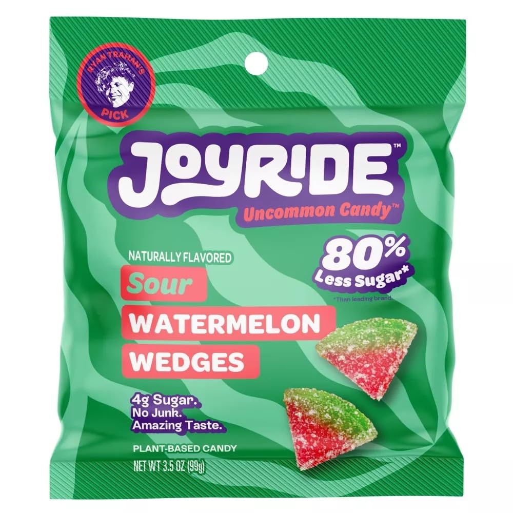 Joyride Candy Sour Watermelon Wedges Strips (100g) Sour Candy Joyride Candy, trending products, latest