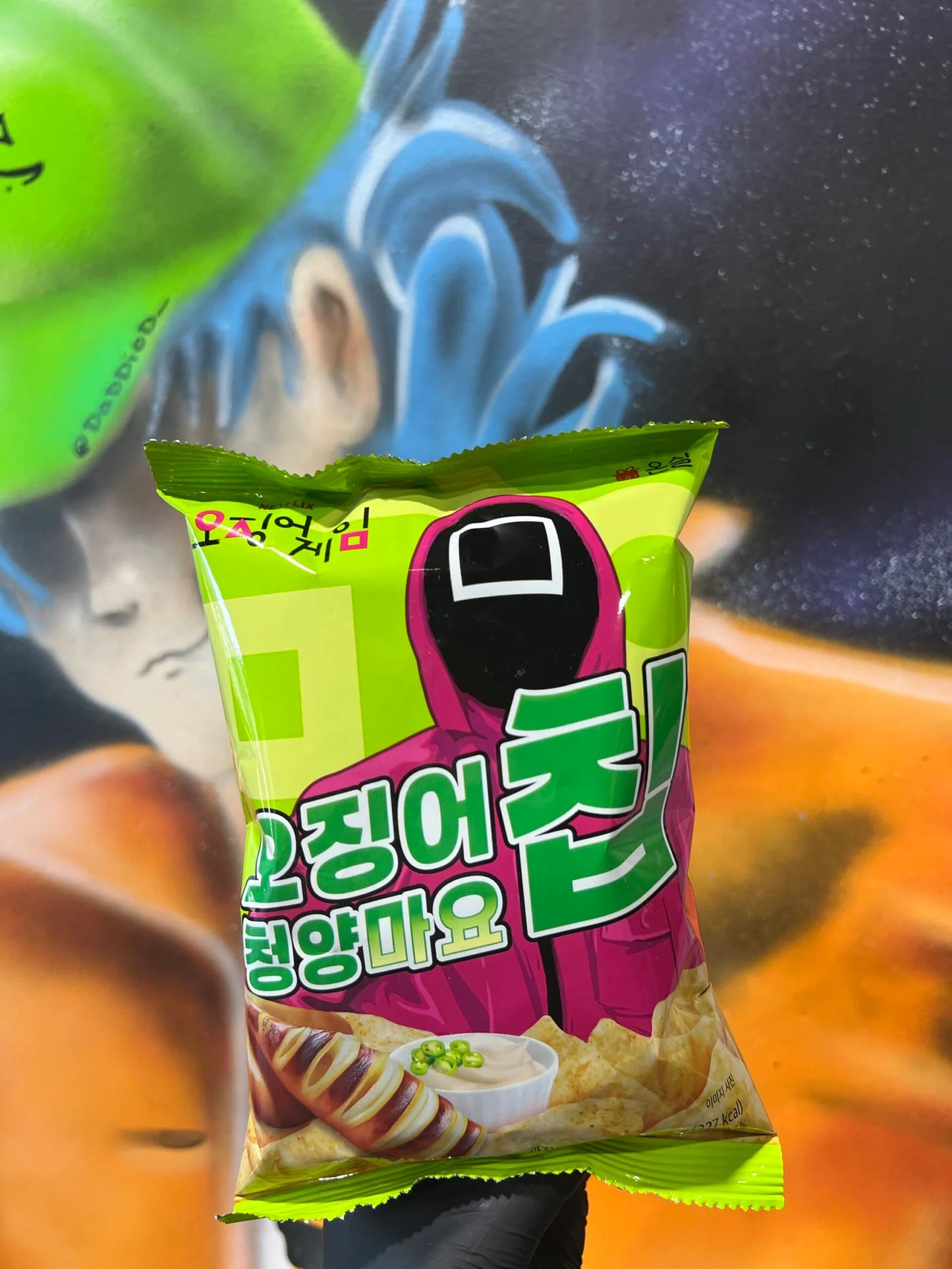 Squid Games Spicy Mayo Chips (Korea) - 50g Snacks (not for sale) Squid Games , trending products, Latest Products