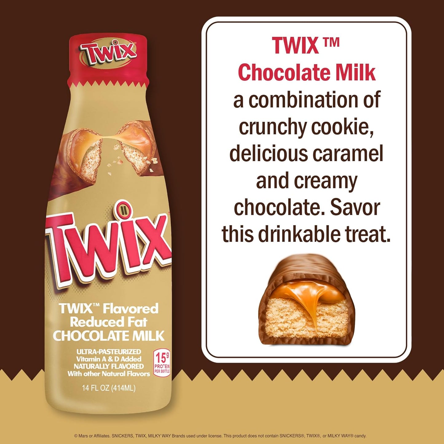 12 Pack Twix Chocolate Milk Drink, 414ml Drink Mixes Twix, Trending, Latest Products