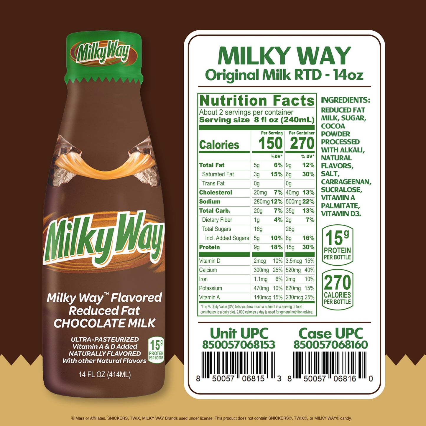 12 Pack MilkyWay Chocolate Milk Drink, 414ml Drink Mixes Milkyway, Trending, Latest Products