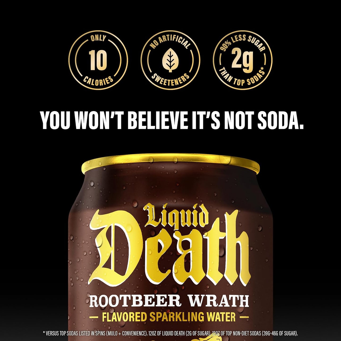 24 Pack Liquid Death Rootbeer Wrath Flavor Cans (12 Oz) Soda Pop (not for Sale) Mundet, latest