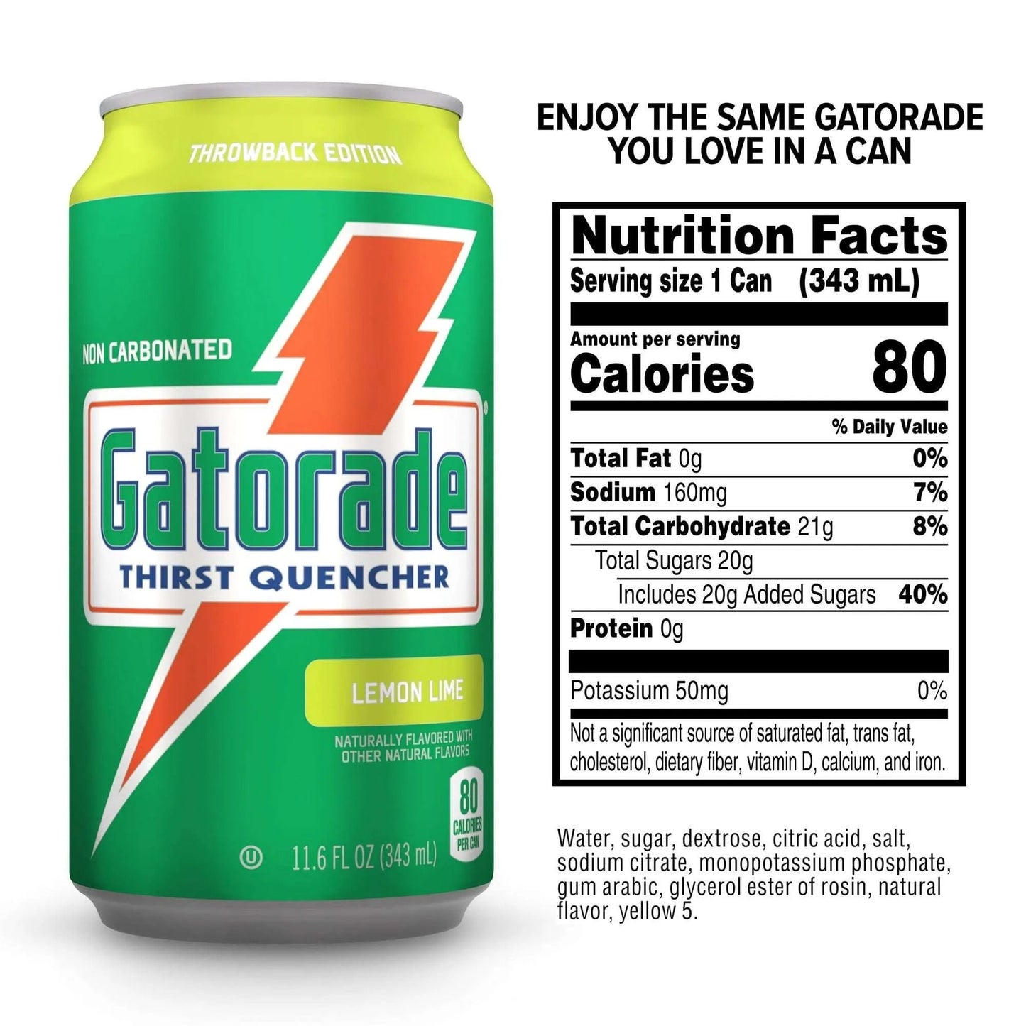 Gatorade Nc Drink Can Lemon Lime 6 Pack - Soda Pop from Gatorade, Trending, Latest Products