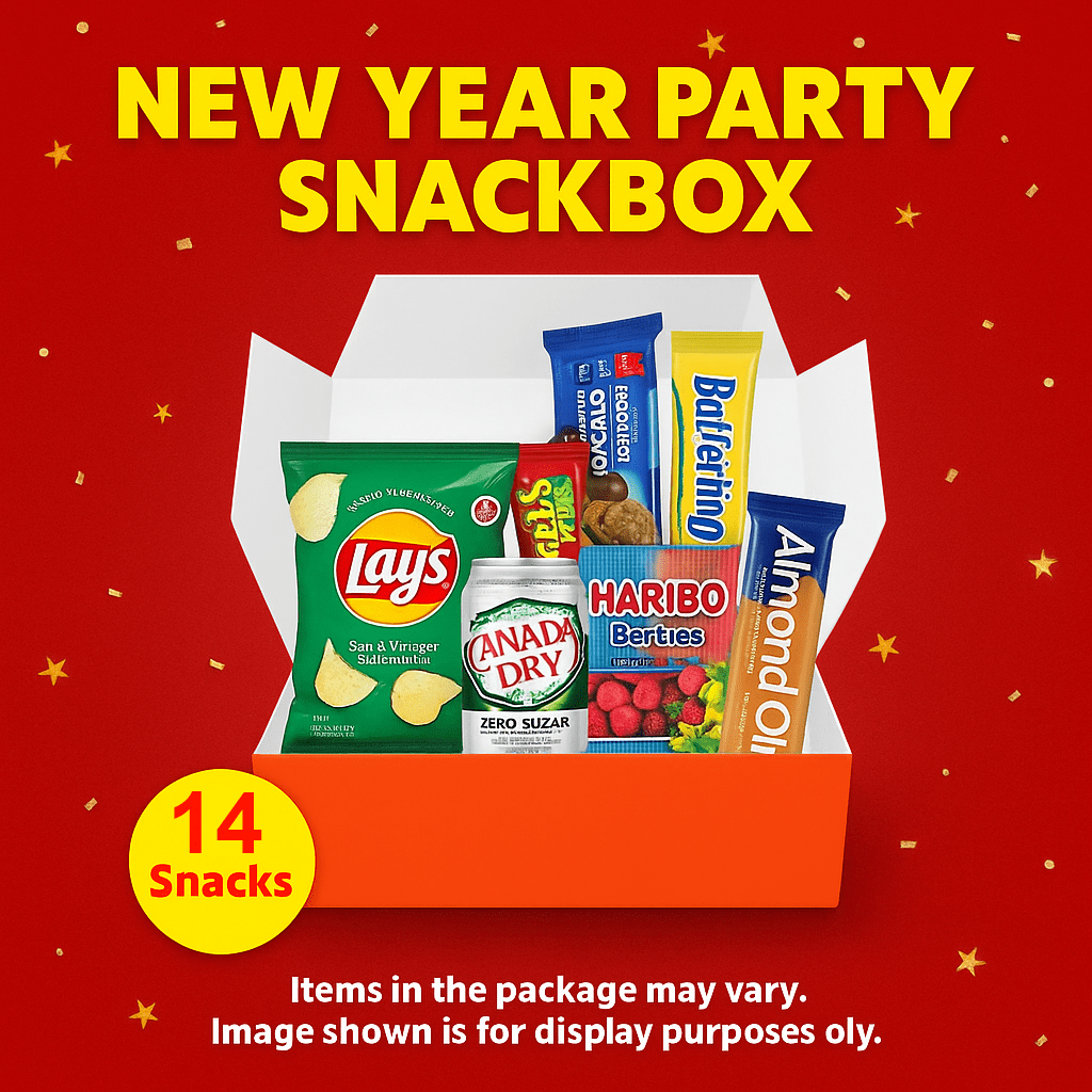 New Year Party Snackbox (15+ Snacks Inside) Snackbox Snack Attack