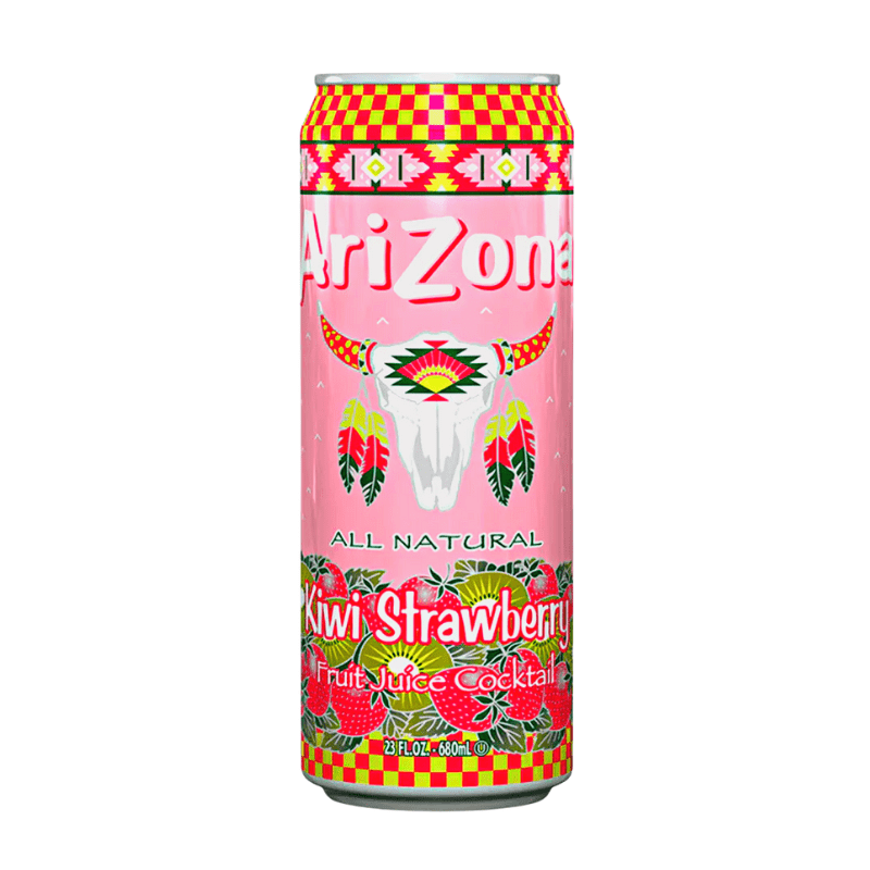 Arizona 24 Pack Kiwi Strawberry Drink Soda Pop Arizona, 24 Pack, Cases