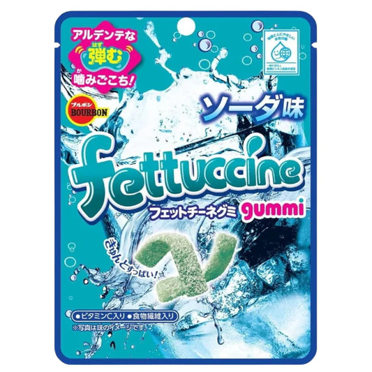 Bourbon Fettuccine Gummy Sweet & Sour Soda (Japan) - 50g Gummies Bourbon Fettuccine, Latest Products, Trending