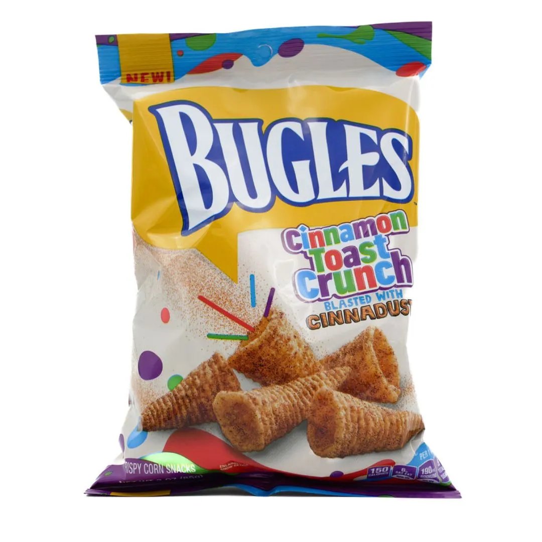 Bugles Cinnamon Toast Crunch 85g - Snacks/chips (not for sale) from Bugles, TSASN&CH, cabestseller