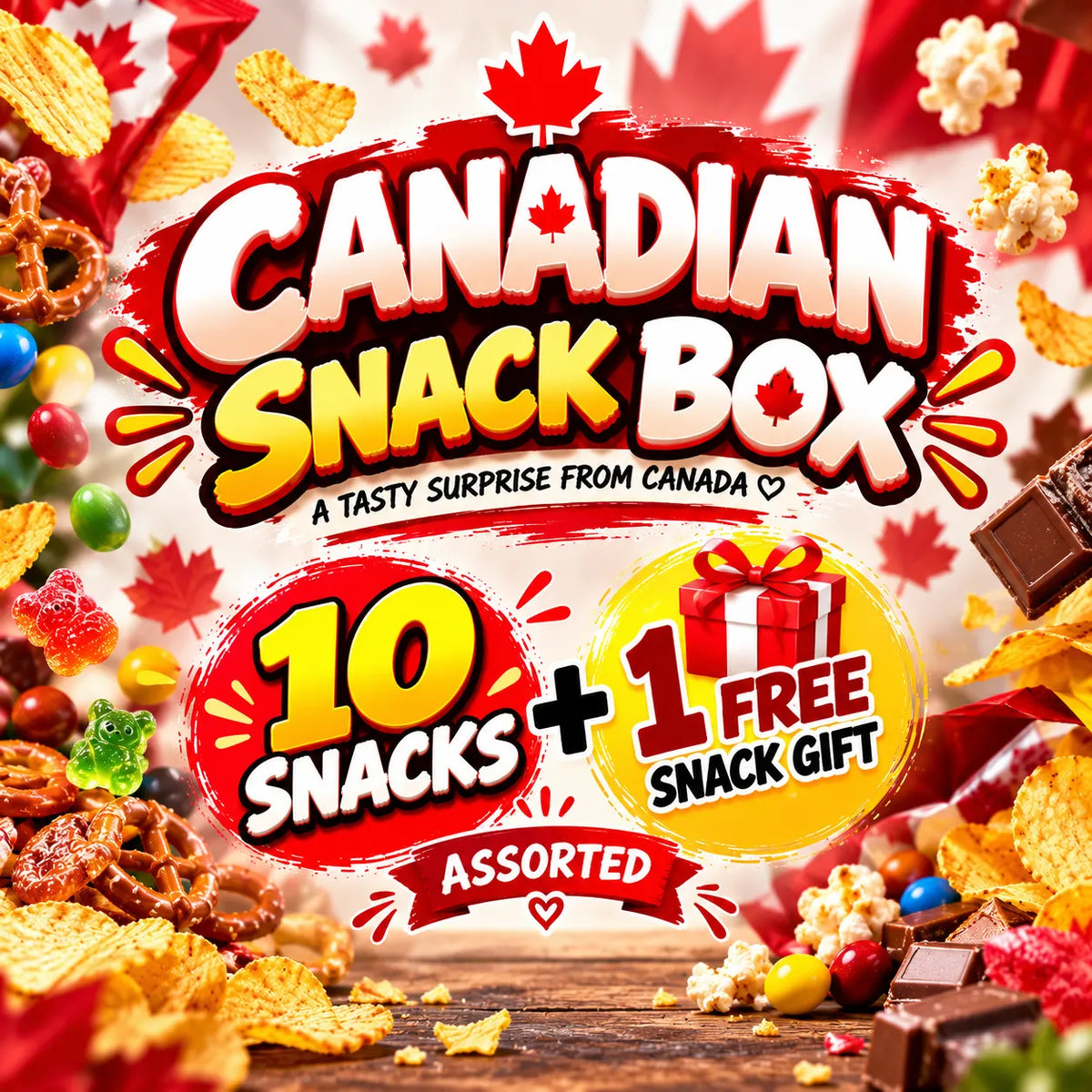 Canada's Snack Surprise | 10 Treats + Free Gift