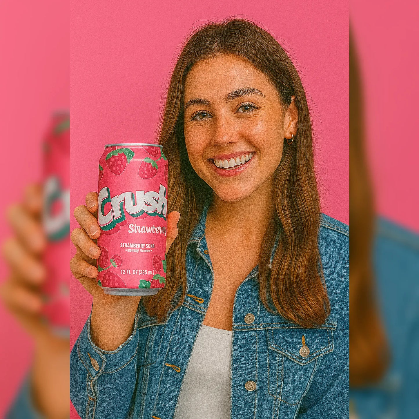 12 Pack Crush Strawberry Soda Pop (not to sale) Crush, TSAED, cases, 12 Pack, Bestseller Drinks