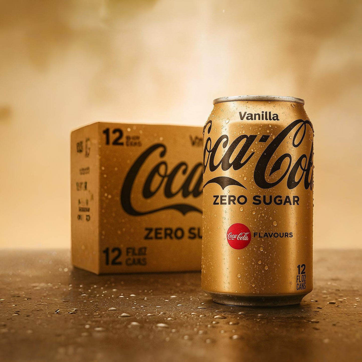 12 Pack Coca Cola Vanilla Zero Sugar Soda Pop (not for sale) Coca Cola, TSAED, cases, Zero Sugar, 12 Pack, Bestseller, Bestseller Drinks