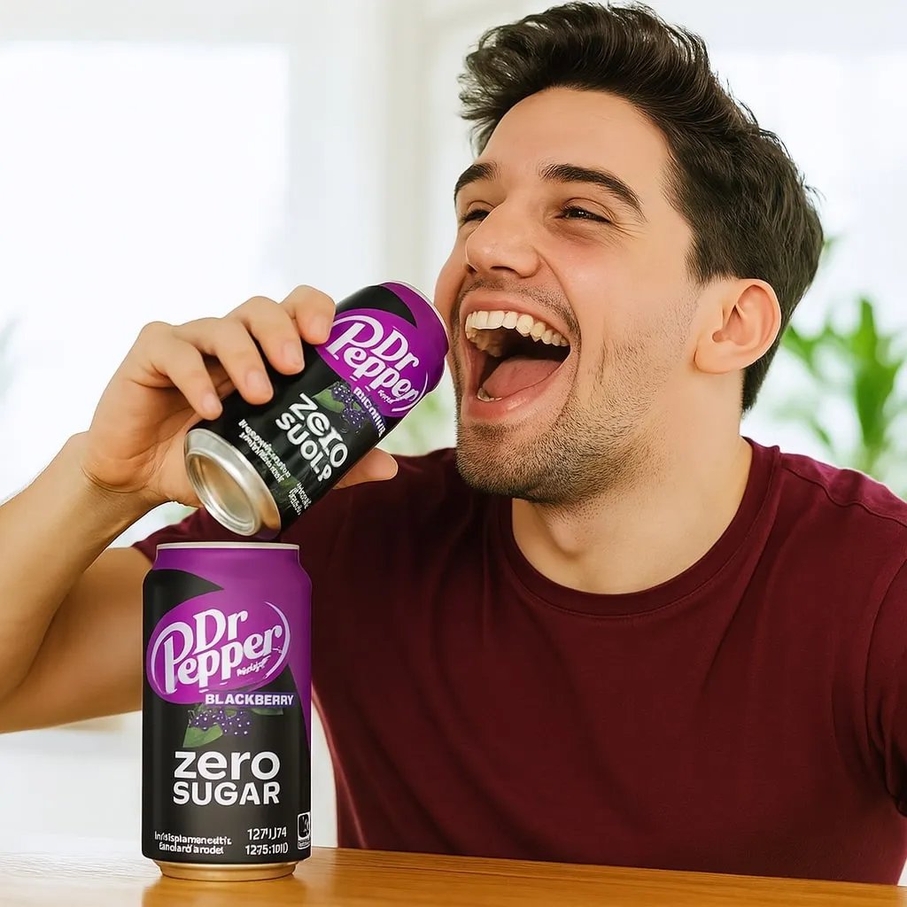 12 Pack Dr Pepper Blackberry Zero Sugar Soda Pop (not for sale) Keurig Dr Pepper company, TSAED, cases, Zero Sugar, 12 Pack, Bestseller, Bestseller Drinks