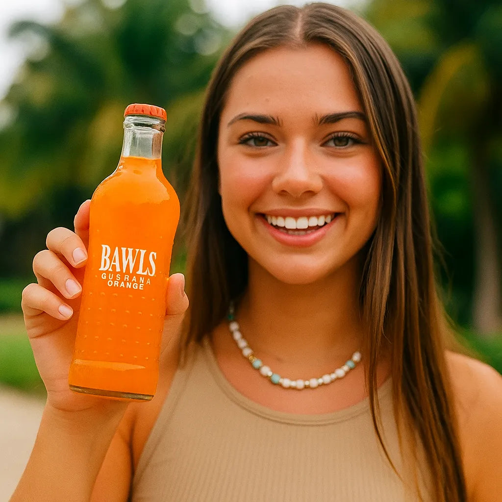 Bawls Guarana Orange Soda (296ml) Soda Pop (not for sale) Bawls, TSAED