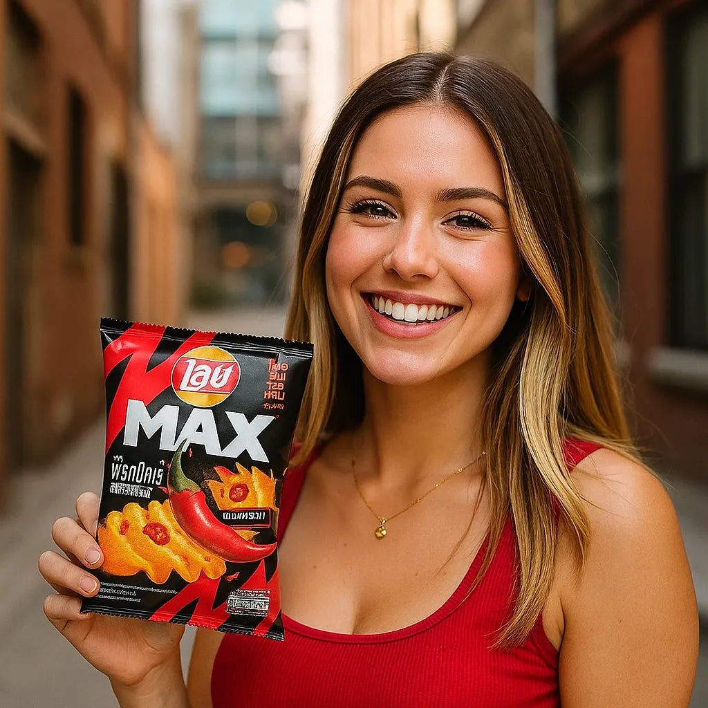 Lays Max Ghost Pepper Chilli Flavour (69g) Asian Snacks (not for sale) Lays, TSAAS, TSASN&CH, TSAISC, TSAIS, trending products