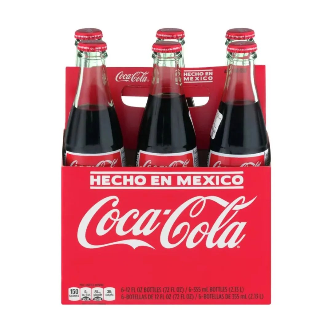Coca Cola Mexican 6 pack Soda Pop (not for sale) Coca Cola, TSAED, Bestseller Drinks