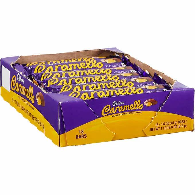 18 Pack Caramello Chocolate Chocolate Caramello, bulk