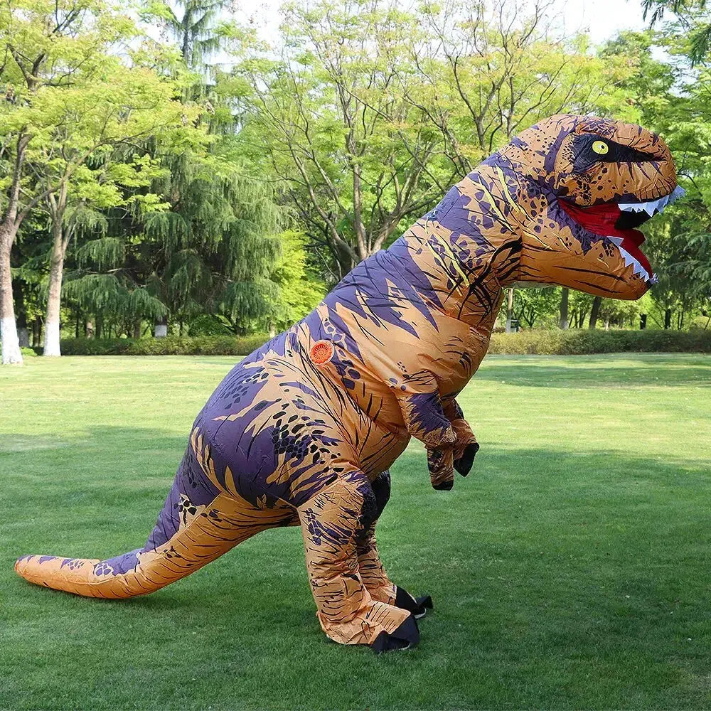 T-Rex Inflatable Suit for Party Quirky Stuff (not for sale) Halloween Masks, TSHAMA