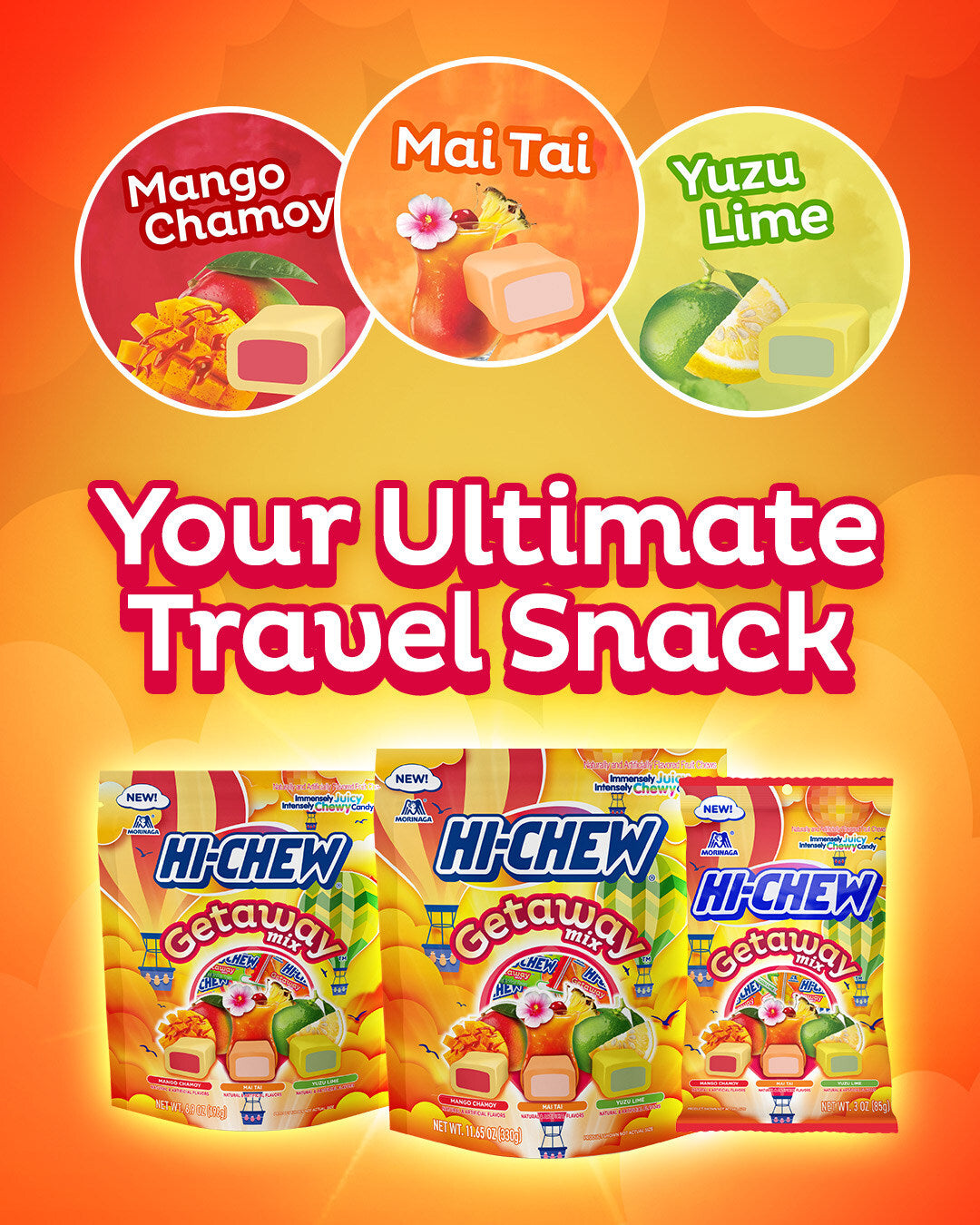 Hi Chew Getaway Mix (3 Oz) Candy (not for sale) Hi Chew, TSARC, TSASN&CH