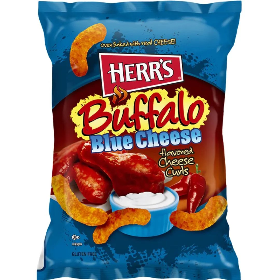 Herr's Buffalo Blue Cheese Snacks/chips (not for sale) Herr’s, trending products, cabestseller