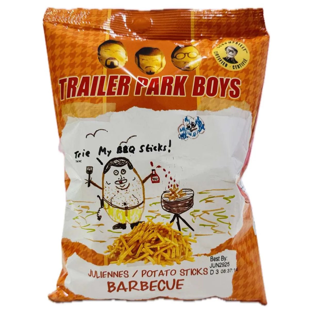 Trailer Park Boys BBQ Potato Sticks Snacks/Chips Trailer Park Boys, TSASN&CH, trending products