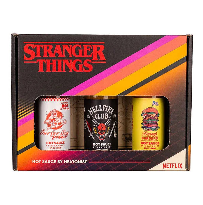 Stranger Things Hot Sauce Trio Pack Sauce (not for sale) Heatonist, trending products