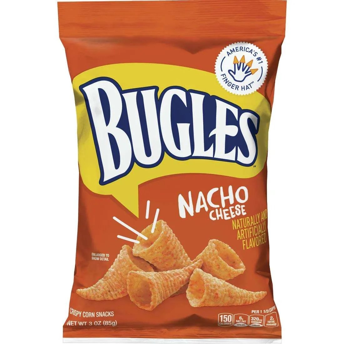 6 Pack Bugles Nacho Cheese Snacks/chips Bugles, TSASN&CH, bulk, cabestseller