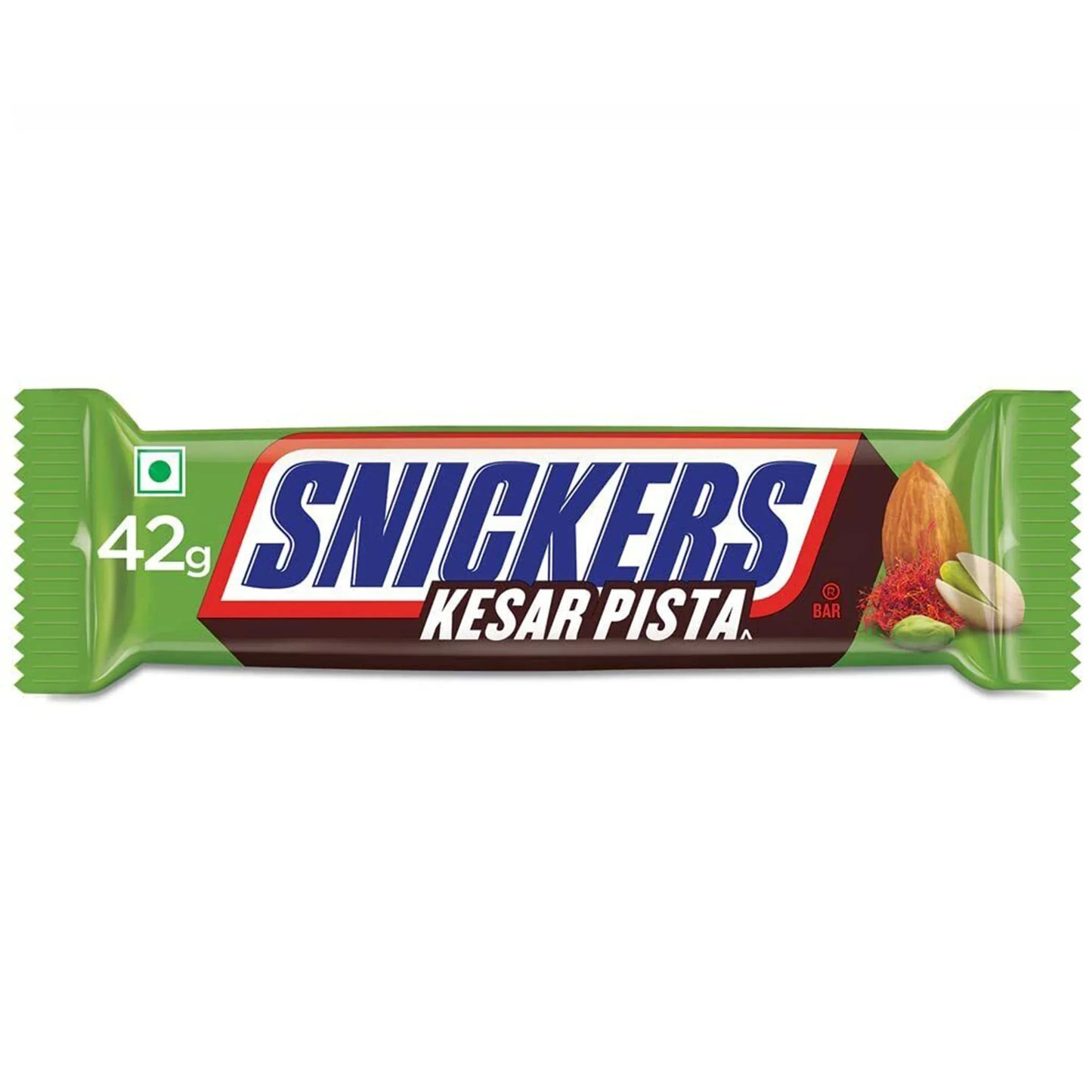 Snickers Kesar Pista 42g Chocolate Snickers, TSAAS, TSARC, TSASN&CH, trending products, cabestseller, usabestseller