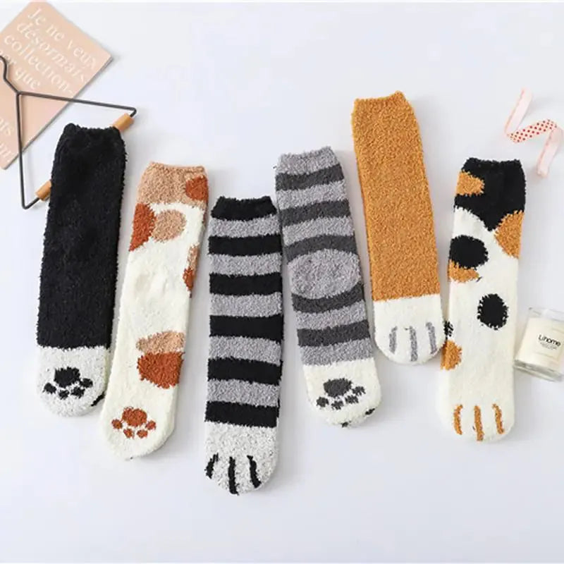Cat Paws Print Socks Gifts (not for sale) Cat Paws Print Socks